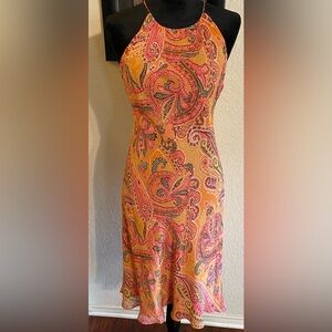 Multicolored Paisley Sun Dress